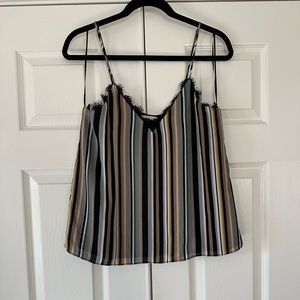 Socialite Stripped Cami Size Small